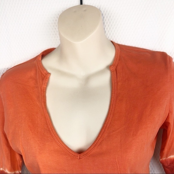NEW-GYPSY 05 Anthropologie TieDye BoHo V-Neck Top - Picture 4 of 7